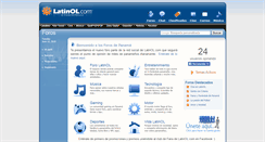 Desktop Screenshot of foros.latinol.com